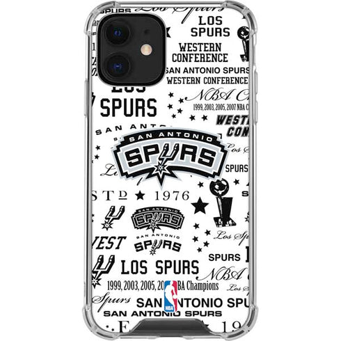 NBA San Antonio Spurs Historic Blast iPhone 12 Clear Case