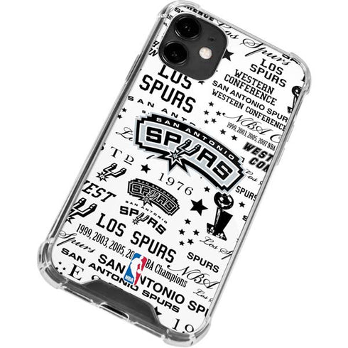 NBA San Antonio Spurs Historic Blast iPhone 12 Mini Clear Case