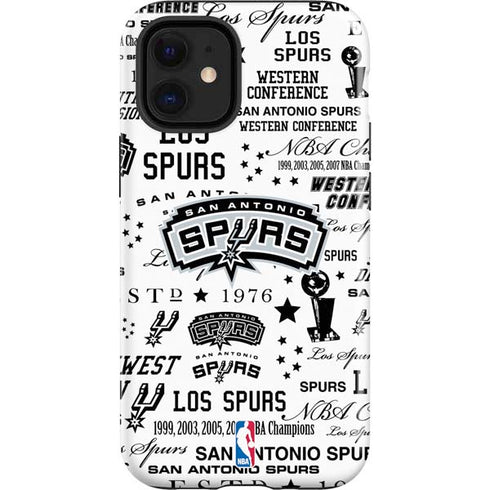 NBA San Antonio Spurs Historic Blast iPhone 12 Mini Impact Case