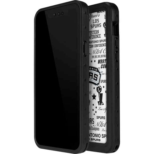 NBA San Antonio Spurs Historic Blast iPhone 12 Pro Max Waterproof Case