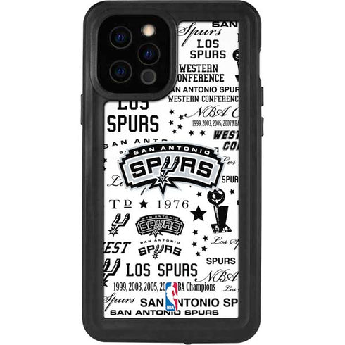 NBA San Antonio Spurs Historic Blast iPhone 12 Pro Waterproof Case