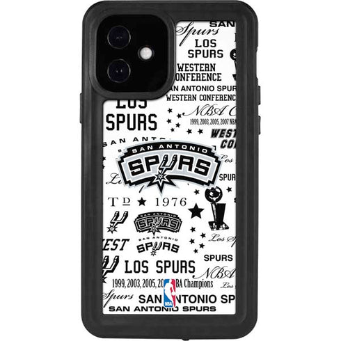 NBA San Antonio Spurs Historic Blast iPhone 12 Waterproof Case