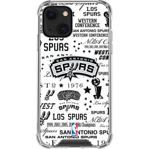 NBA San Antonio Spurs Historic Blast iPhone 13 Clear Case