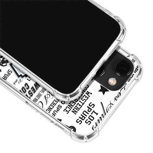 NBA San Antonio Spurs Historic Blast iPhone 14 Clear Case