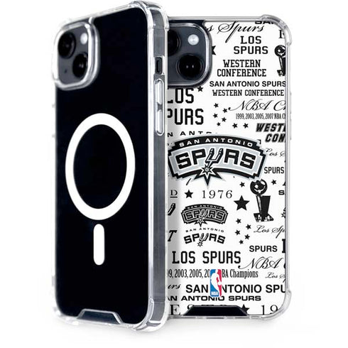 NBA San Antonio Spurs Historic Blast iPhone 15 MagSafe Case