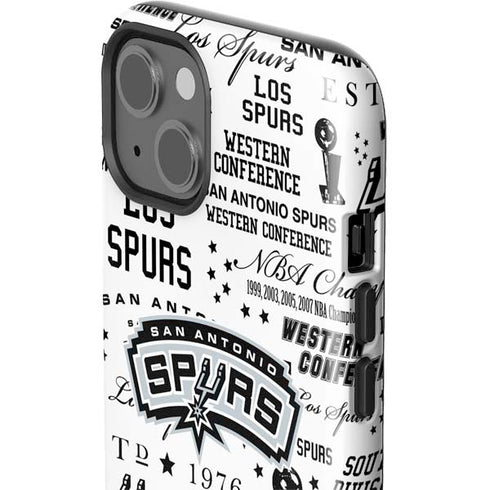 NBA San Antonio Spurs Historic Blast iPhone 15 Impact Case