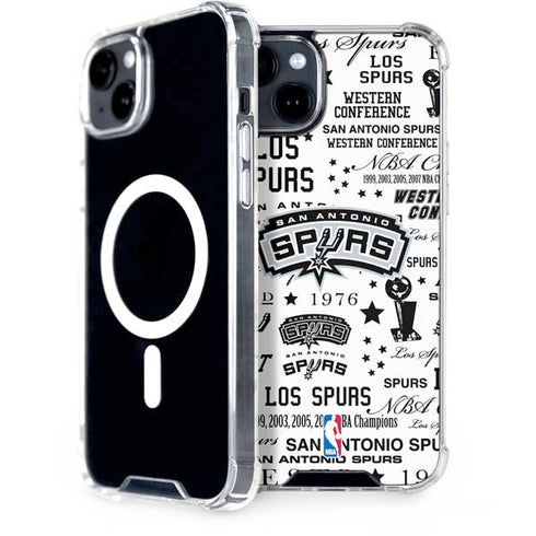 NBA San Antonio Spurs Historic Blast iPhone 15 Plus MagSafe Case
