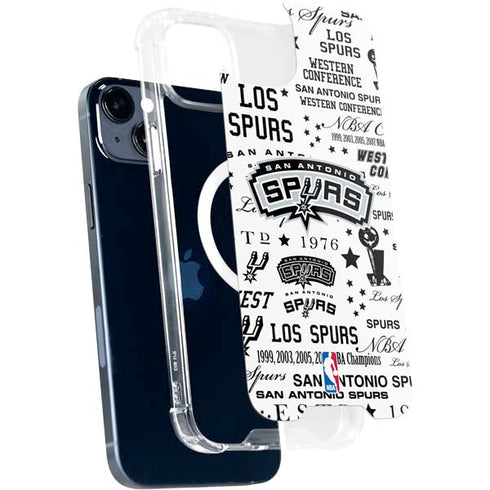 NBA San Antonio Spurs Historic Blast iPhone 14 Plus MagSafe Case