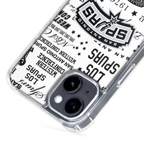 NBA San Antonio Spurs Historic Blast iPhone 15 Plus MagSafe Case