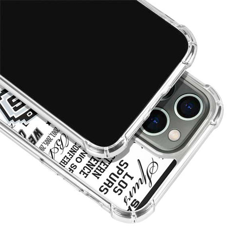 NBA San Antonio Spurs Historic Blast iPhone 15 Pro Clear Case