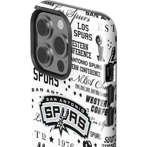 NBA San Antonio Spurs Historic Blast iPhone 15 Pro Impact Case