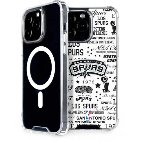 NBA San Antonio Spurs Historic Blast iPhone 15 Pro Max MagSafe Case