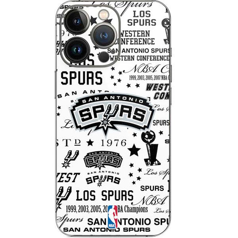 NBA San Antonio Spurs Historic Blast iPhone 14 Pro Skin