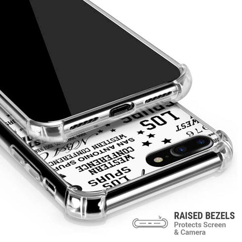 NBA San Antonio Spurs Historic Blast iPhone 7/8 Plus Clear Case