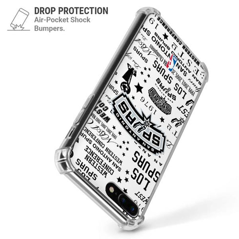 NBA San Antonio Spurs Historic Blast iPhone 7/8 Plus Clear Case