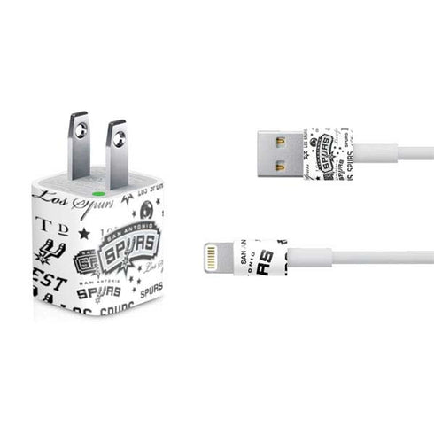 NBA San Antonio Spurs Historic Blast iPhone Charger (5W USB) Skin