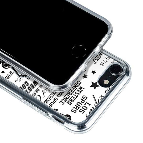 NBA San Antonio Spurs Historic Blast iPhone SE (2nd & 3rd Gen) Clear Case