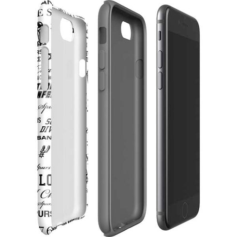 NBA San Antonio Spurs Historic Blast iPhone SE (2nd & 3rd Gen) Pro Case
