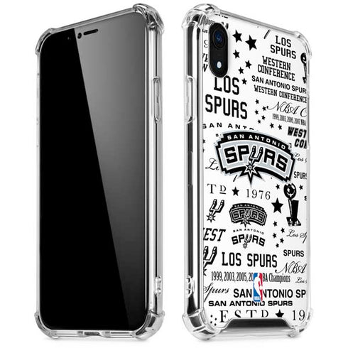NBA San Antonio Spurs Historic Blast iPhone XR Clear Case
