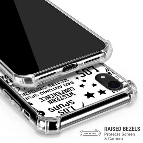 NBA San Antonio Spurs Historic Blast iPhone XR Clear Case