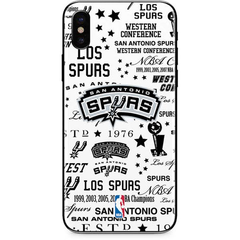 NBA San Antonio Spurs Historic Blast iPhone XS Skin