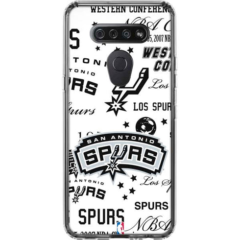 NBA San Antonio Spurs Historic Blast LG K51/Q51 Clear Case
