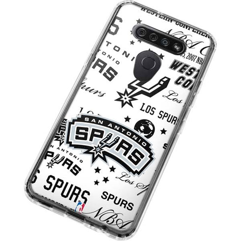 NBA San Antonio Spurs Historic Blast LG K51/Q51 Clear Case