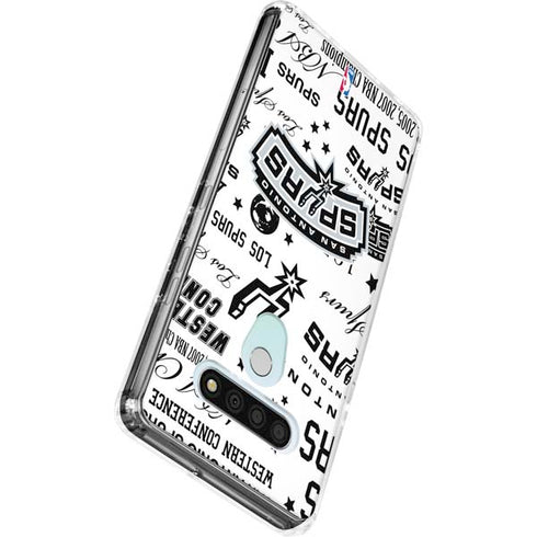 NBA San Antonio Spurs Historic Blast LG Stylo 6 Clear Case