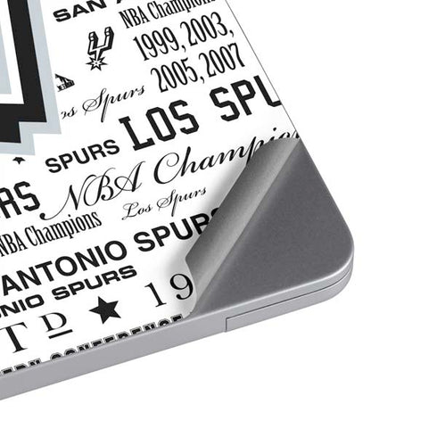 NBA San Antonio Spurs Historic Blast MacBook Skins