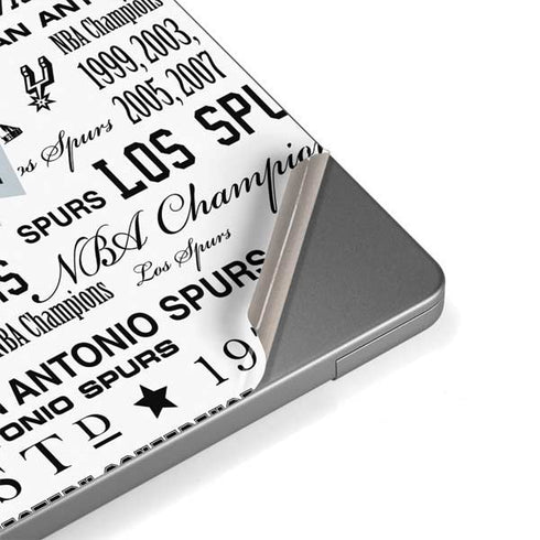 NBA San Antonio Spurs Historic Blast MacBook Pro 14in (2021-24) Skin