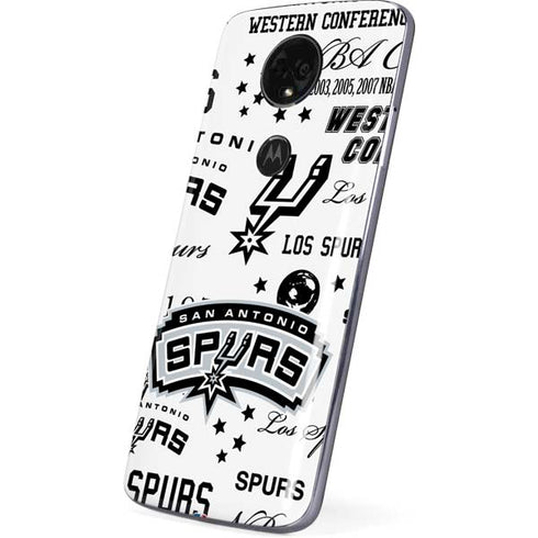 NBA San Antonio Spurs Historic Blast Moto E5 Plus Skin