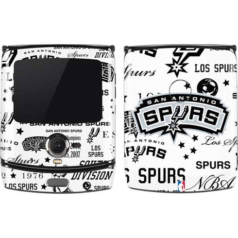 NBA San Antonio Spurs Historic Blast Motorola RAZR Skin