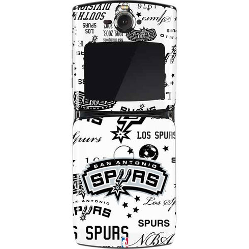 NBA San Antonio Spurs Historic Blast Motorola RAZR Skin