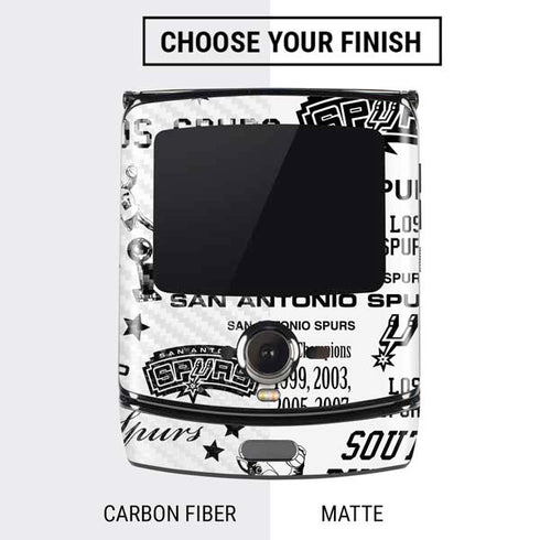NBA San Antonio Spurs Historic Blast Motorola RAZR Skin
