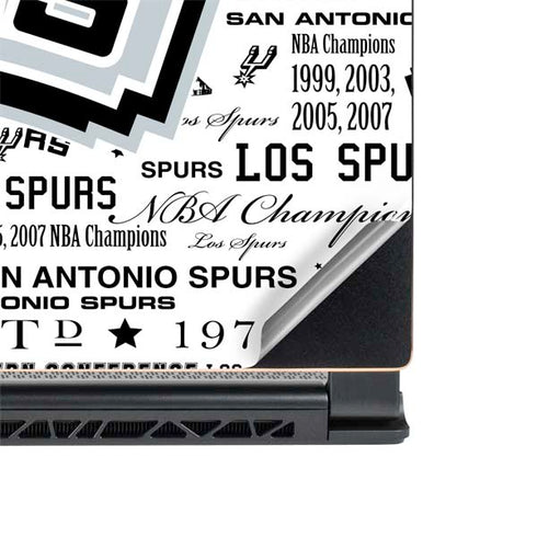 NBA San Antonio Spurs Historic Blast MSI GS65 Stealth Laptop Skin