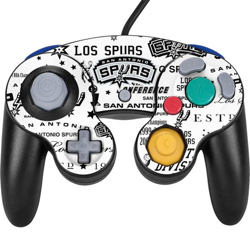 NBA San Antonio Spurs Historic Blast Nintendo GameCube Controller Skin