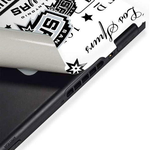 NBA San Antonio Spurs Historic Blast Nintendo Switch Bundle Skin