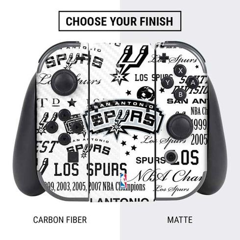 NBA San Antonio Spurs Historic Blast Nintendo Skins