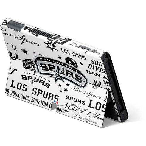 NBA San Antonio Spurs Historic Blast Nintendo Switch OLED (2021) Skin