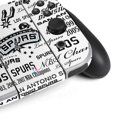 NBA San Antonio Spurs Historic Blast Nintendo Switch OLED (2021) Skin