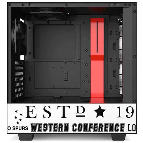 NBA San Antonio Spurs Historic Blast NZXT H510 Compact ATX Mid-Tower Case Skin