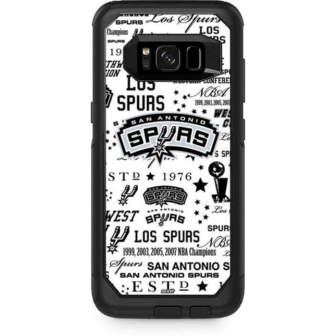 NBA San Antonio Spurs Historic Blast Otterbox Commuter Galaxy Skin