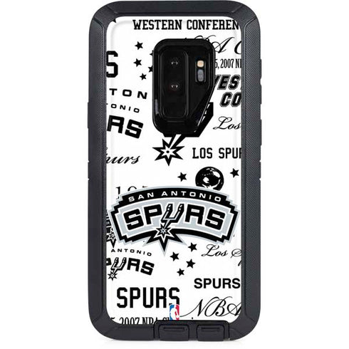 NBA San Antonio Spurs Historic Blast Otterbox Defender Galaxy Skin