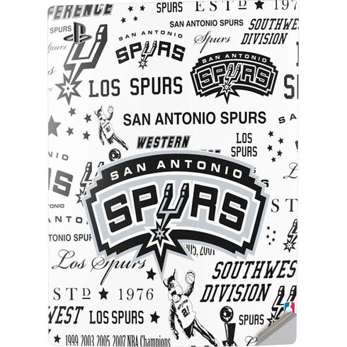 NBA San Antonio Spurs Historic Blast PS5 Digital Edition Console Skin