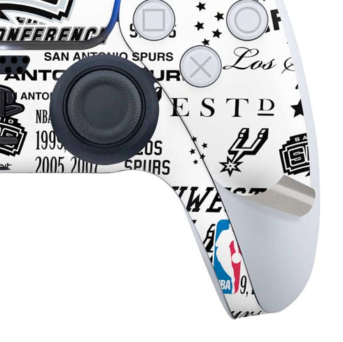 NBA San Antonio Spurs Historic Blast PS5 Slim Digital Edition Bundle Skin