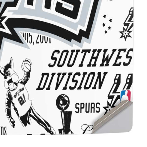 NBA San Antonio Spurs Historic Blast PS5 Slim Digital Edition Console Skin
