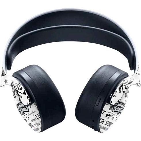 NBA San Antonio Spurs Historic Blast PULSE 3D Wireless Headset for PS5 Skin
