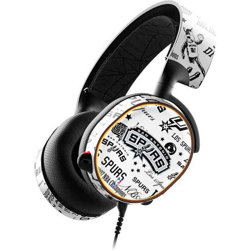 NBA San Antonio Spurs Historic Blast SteelSeries Arctis 5 Skin