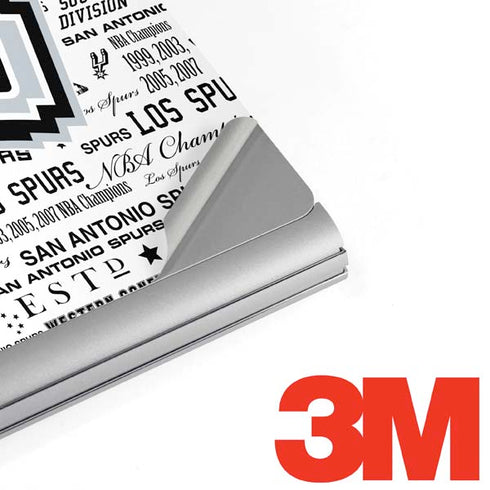 NBA San Antonio Spurs Historic Blast Surface Book 2 15in Skin