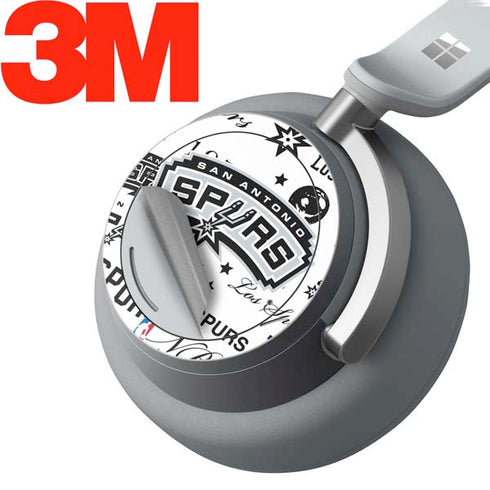 NBA San Antonio Spurs Historic Blast Surface Headphones Skin